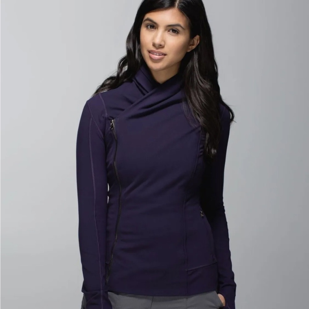 Lululemon Women’s Dark purple/blue Double Full Zip Jacket Size 6